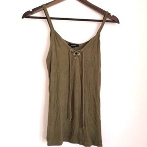 Ambiance Lace Up Tank